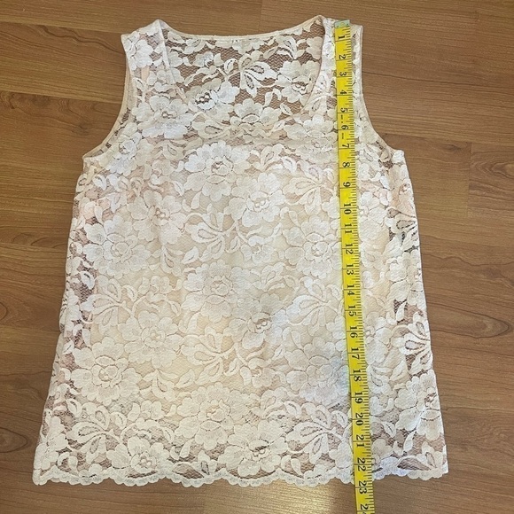 DOLCE & GABBANA 2pc lace sleeveless blouse in orange - Picture 12 of 16